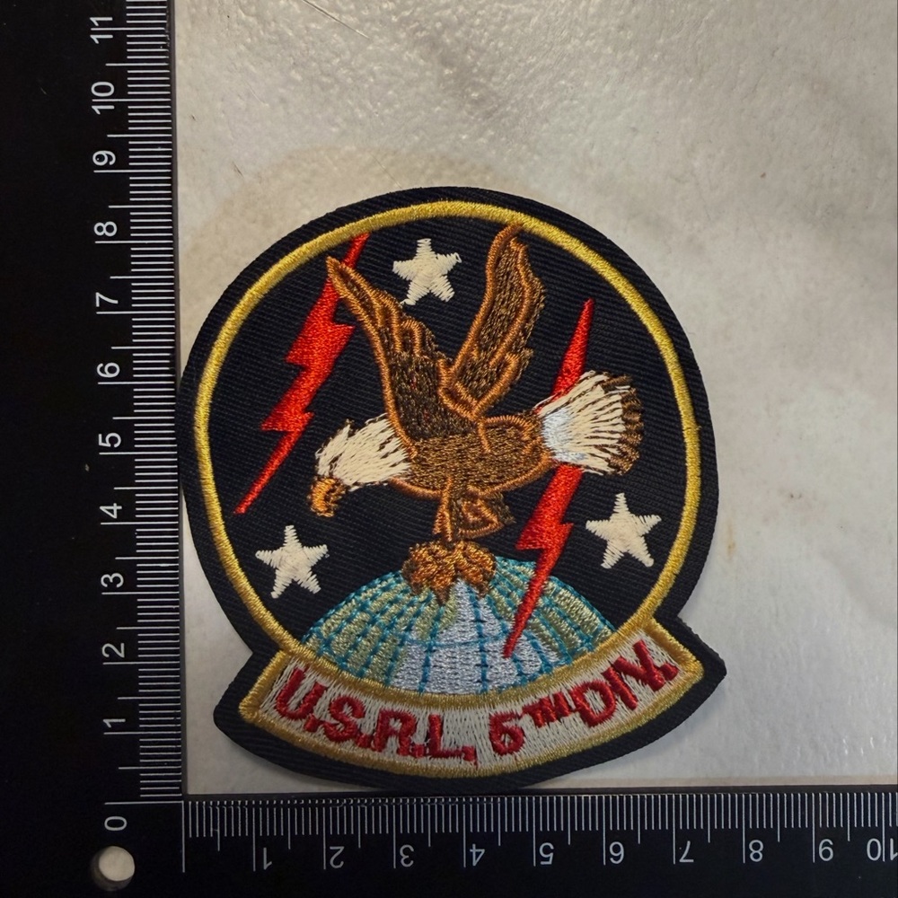 Polo by Ralph Lauren Navy, Gold, Red Embroidered Eagle Globe Patch
